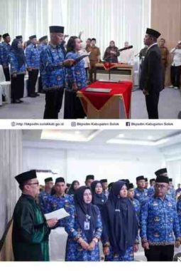 Reformasi Birokrasi Dimulai dari Kinerja, 59 Pejabat Administrator Kabupaten Solok Resmi Dilantik