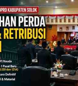 Bapemperda DPRD Solok Selesaikan Pembahasan Perubahan Perda Pajak dan Retribusi Daerah