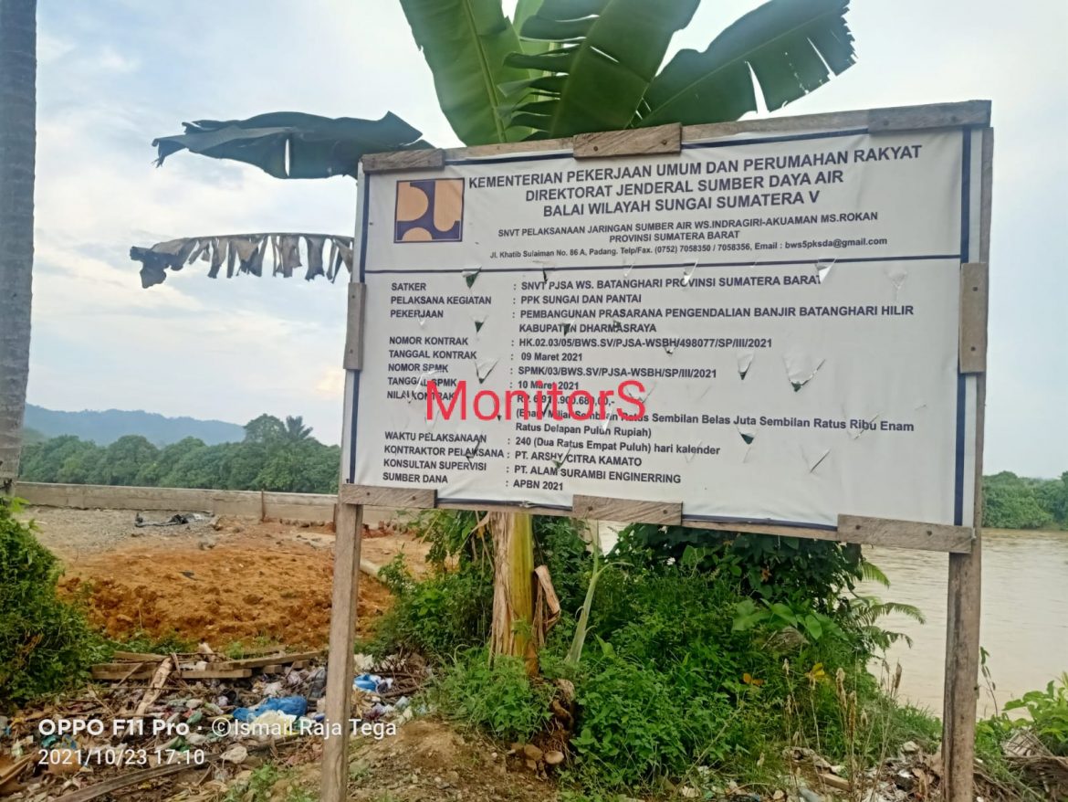Proyek BWSS  Bernilai Miliaran Diduga Dikerjakan Tidak Sesuai Spek