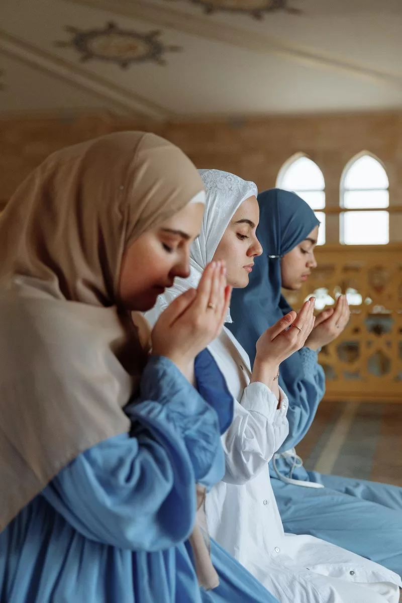 They spend more time reading the Quran, attending prayer services, and performing acts of charity.