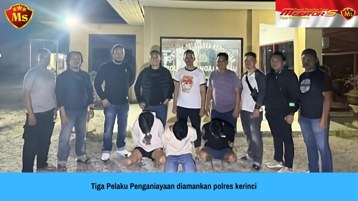 Tiga Pelaku Penganiayaan Diamankan Polres Kerinci