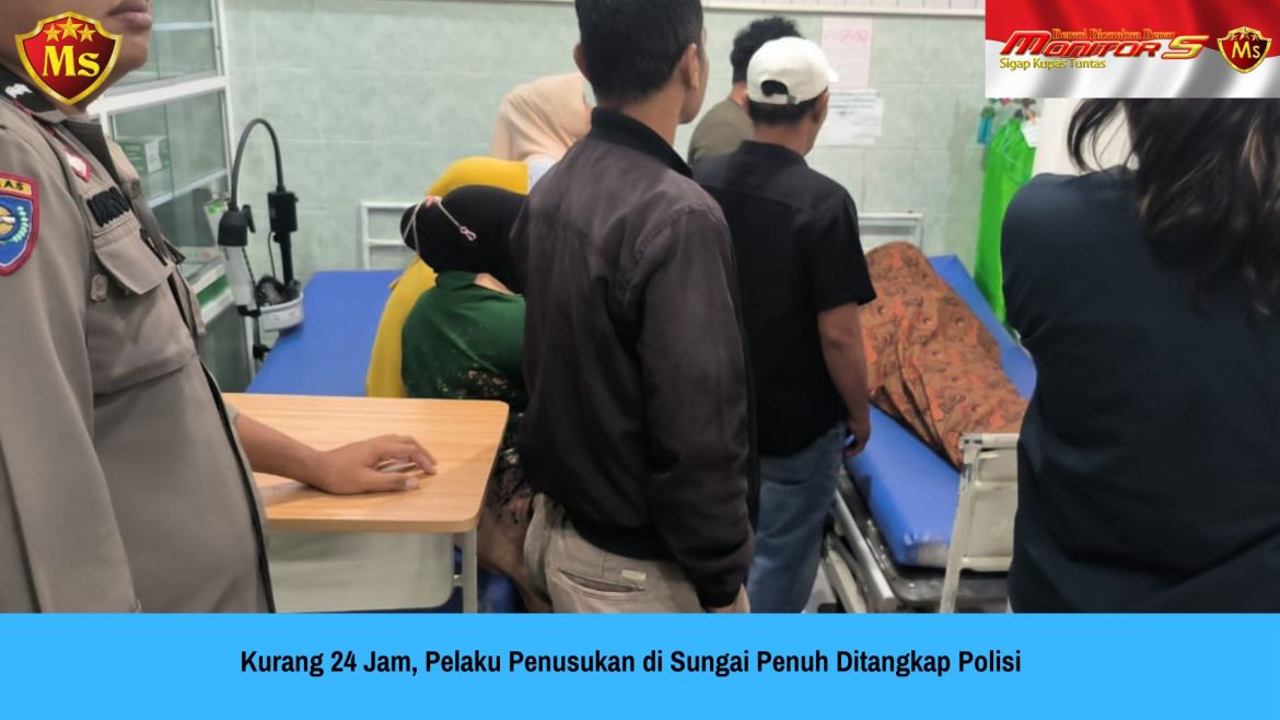 Kurang 24 Jam, Pelaku Penusukan di Sungai Penuh Ditangkap Polisi