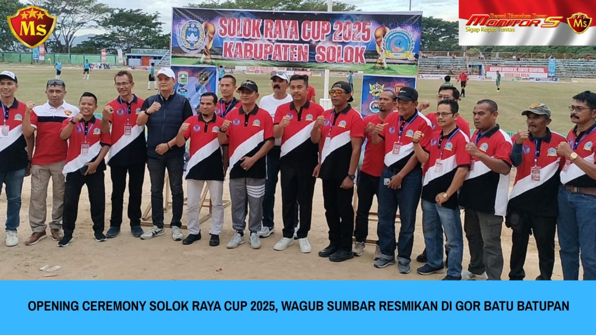 Opening Ceremony Solok Raya Cup 2025, Wagub Sumbar Resmikan di GOR Batu Batupang