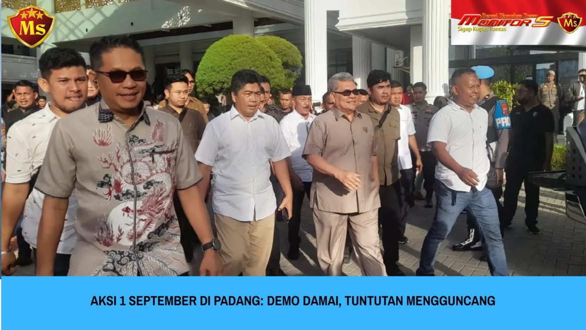 Aksi 1 September di Padang: Demo Damai, Tuntutan Mengguncang