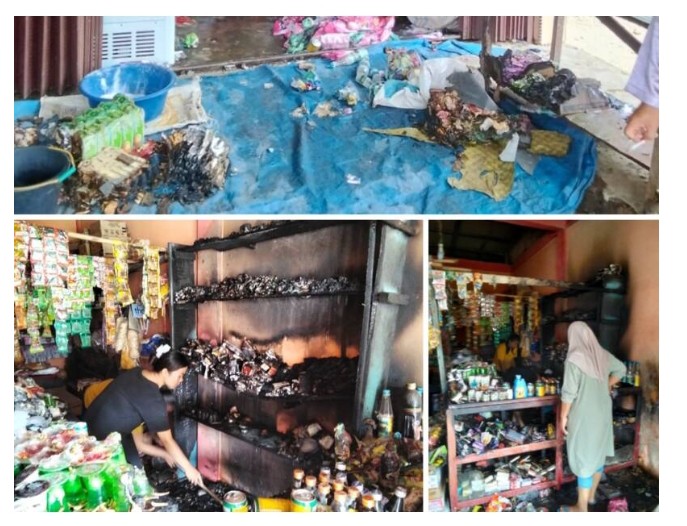 Warung Kelontong Milik Janda di Kerinci Terbakar, Rp80 Juta Uang Kontan Raib – Diduga Sengaja Dibakar untuk Pencurian